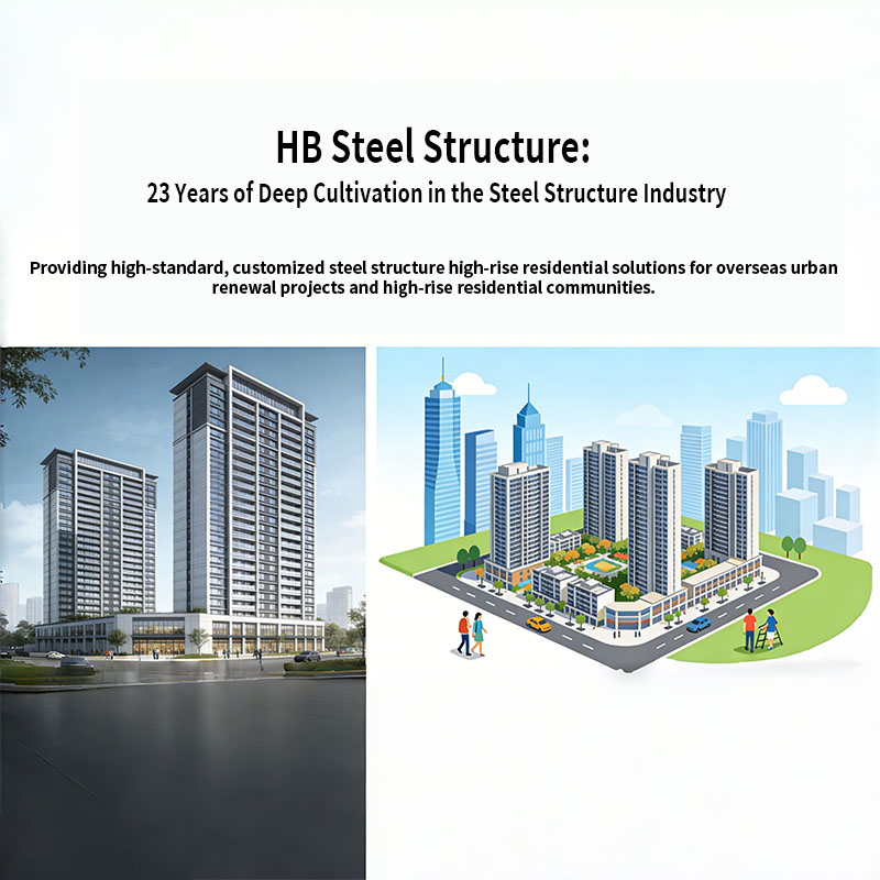 Steel Structure High-Rise Apartments Building